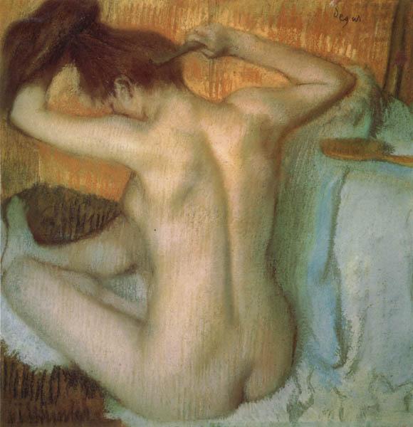 Edgar Degas Woman Combing Her Hair